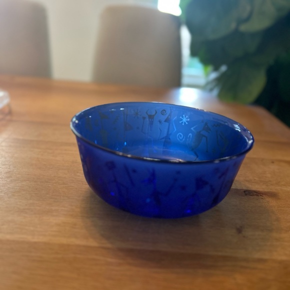 Cobalt Blue Bowl Signed by Artist - Picture 3 of 9